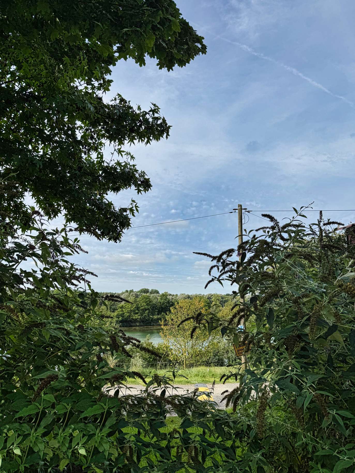 Unser Ausblick auf den See